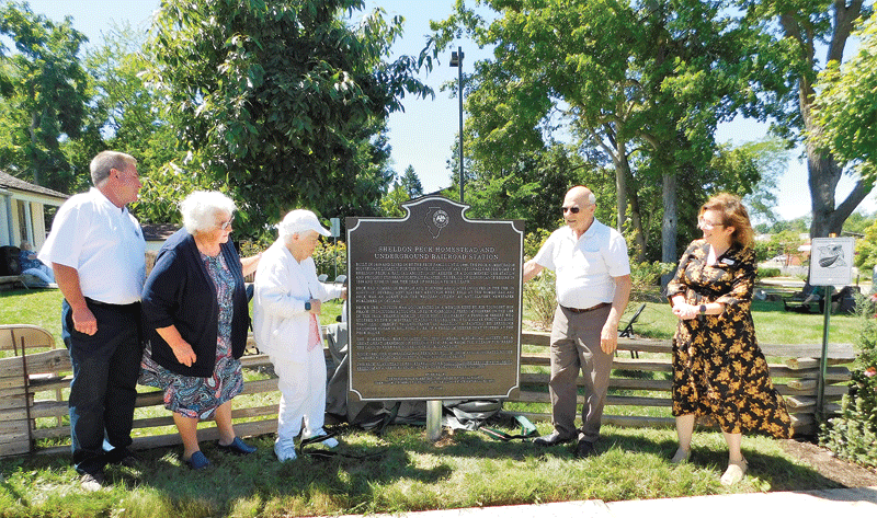 Historical marker celebrates Peck legacy