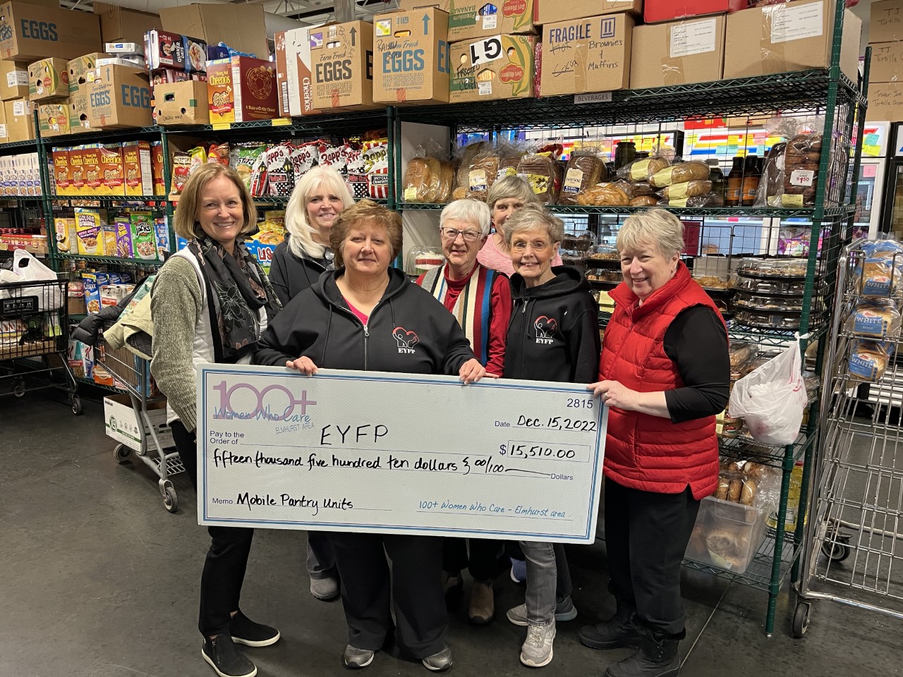 EYFP receives donation from ‘100+ Women’